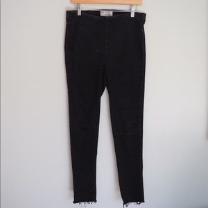 Free People High-Waisted Black Jeggings